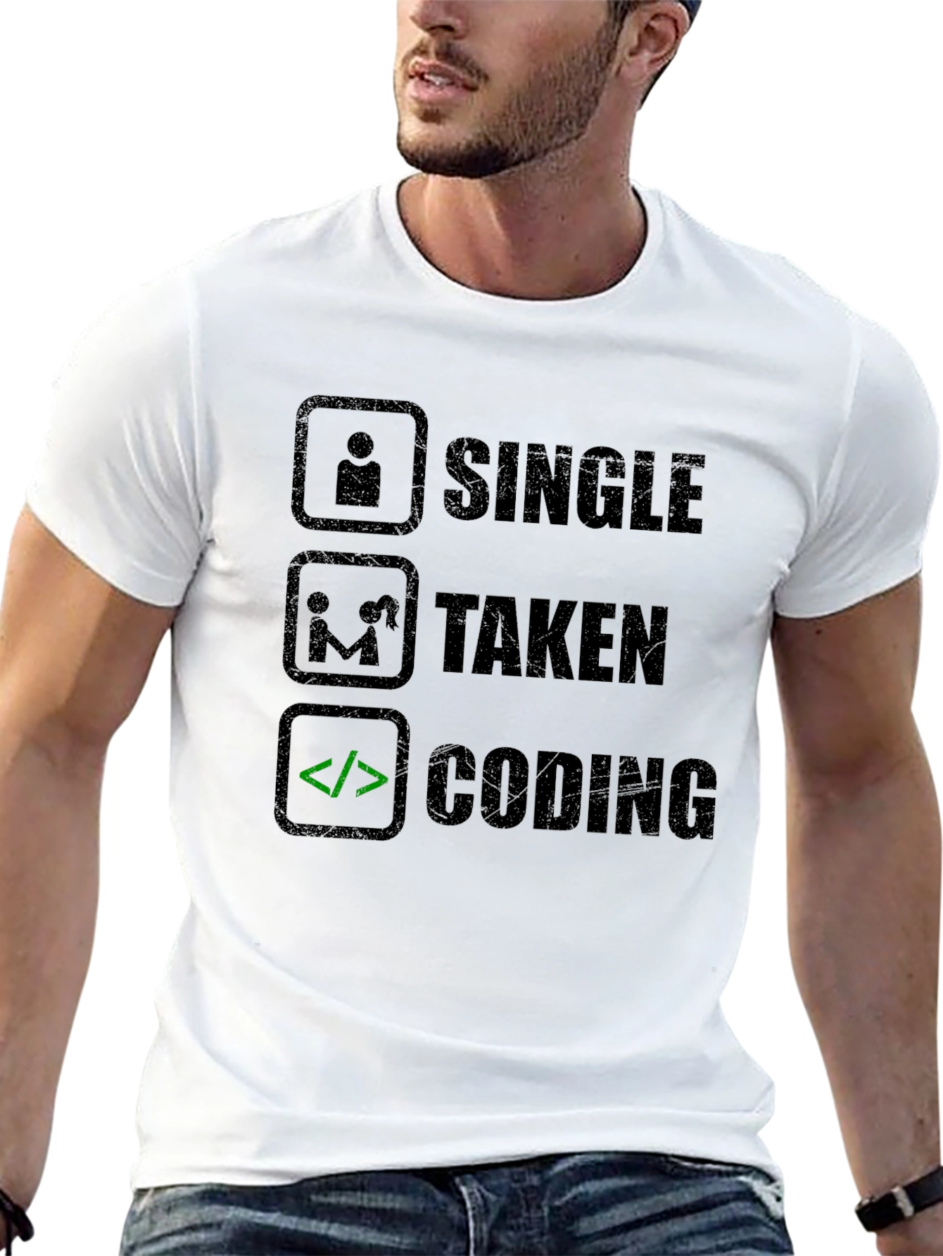 Coding Relationship Status T-Shirt - Programmer Humor