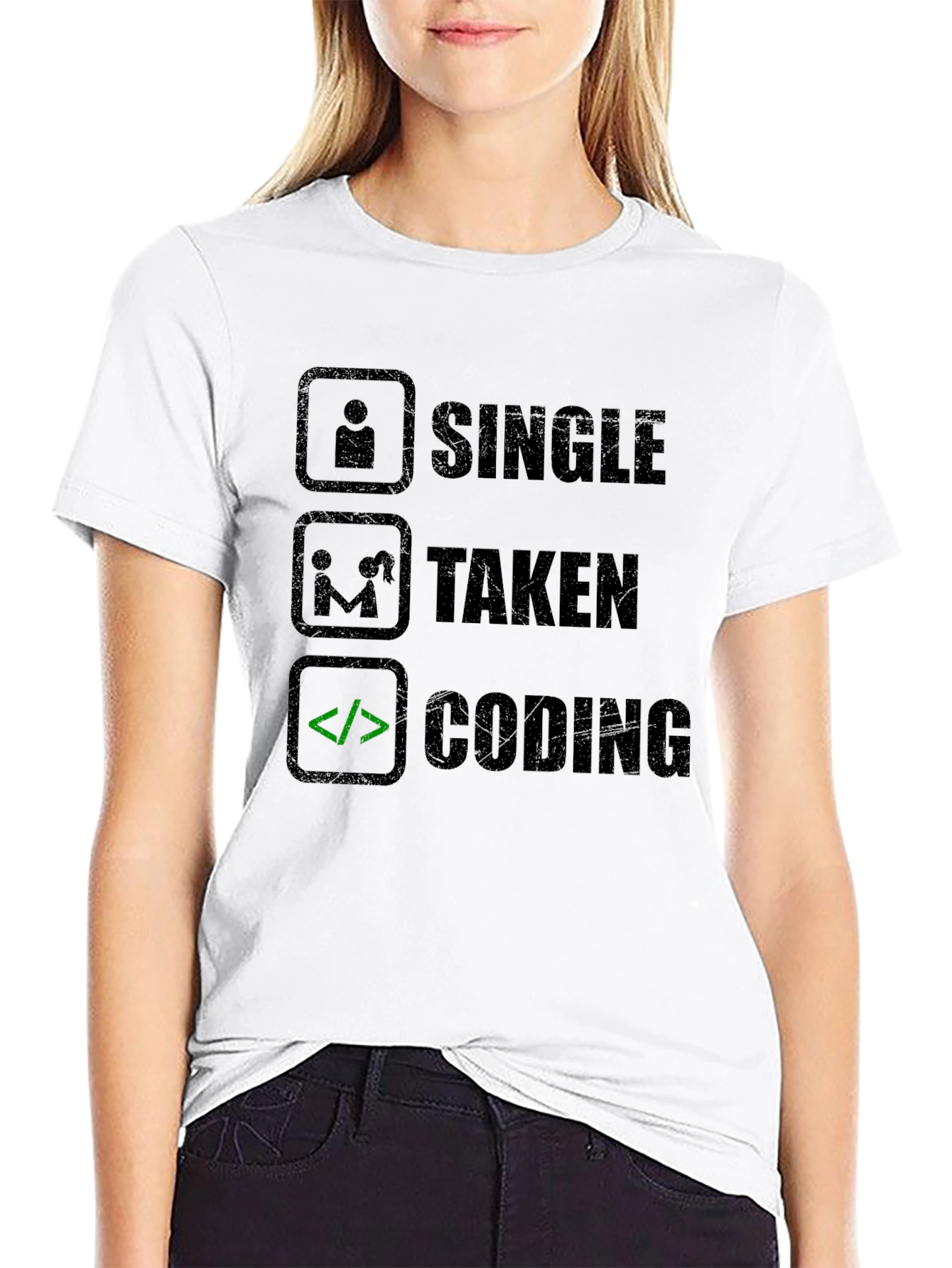 Coding Relationship Status T-Shirt - Programmer Humor