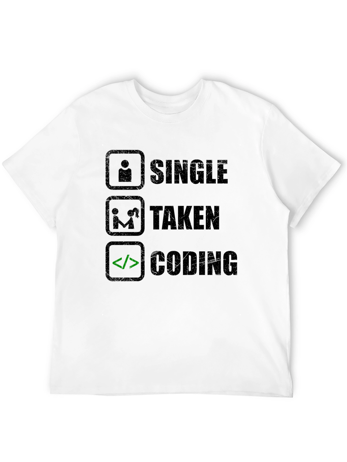 Coding Relationship Status T-Shirt - Programmer Humor