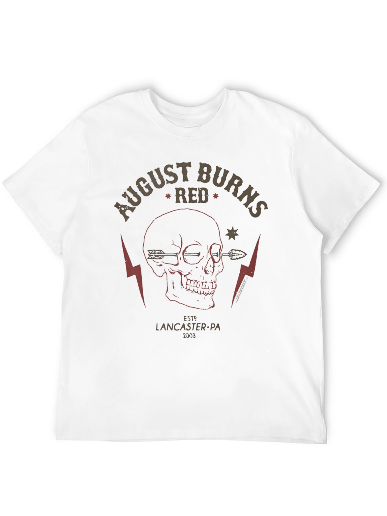 August Burns Red Skull Graphic T-Shirt