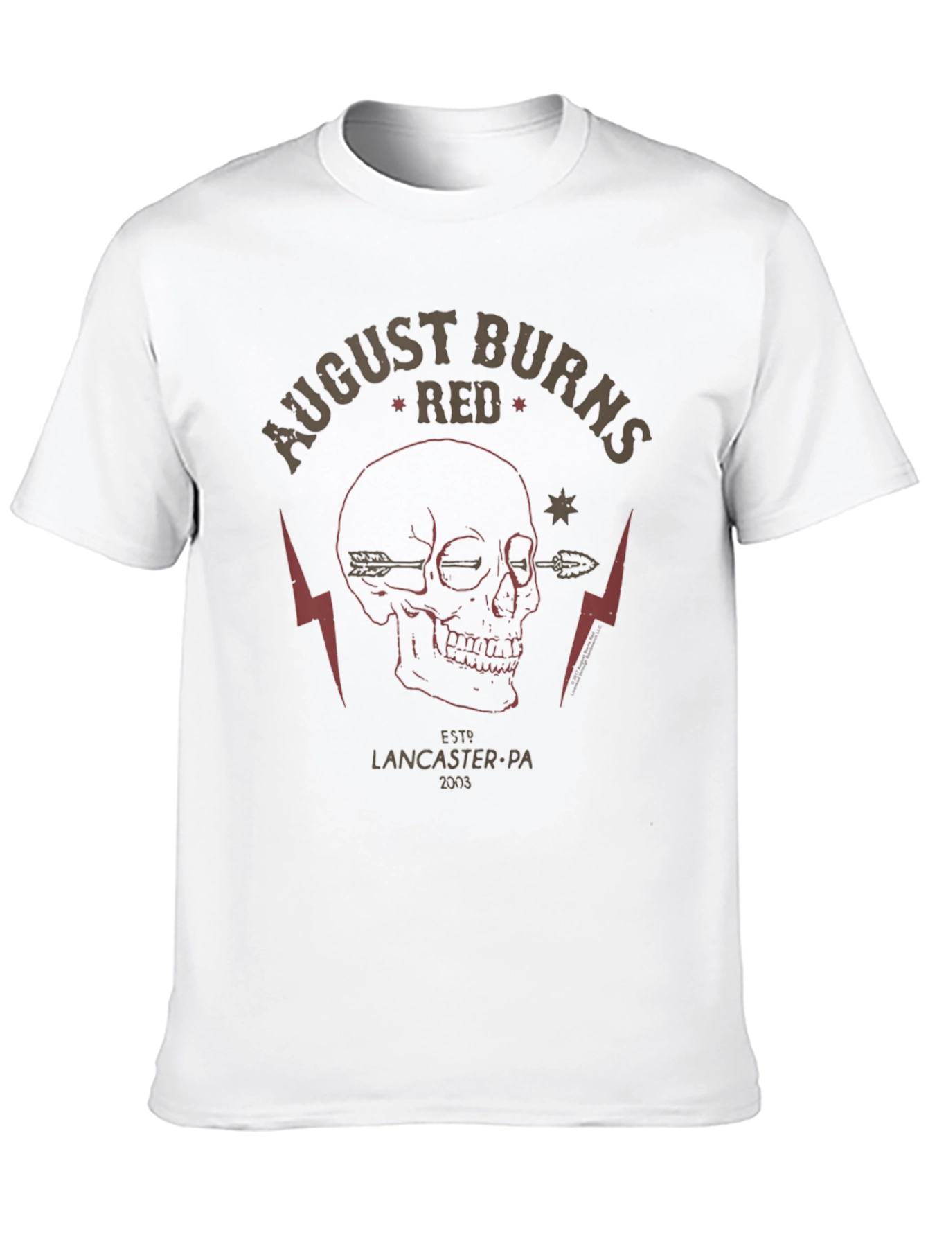 August Burns Red Skull Graphic T-Shirt