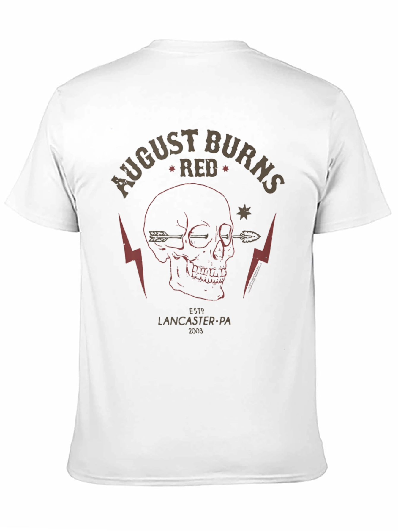 August Burns Red Skull Graphic T-Shirt