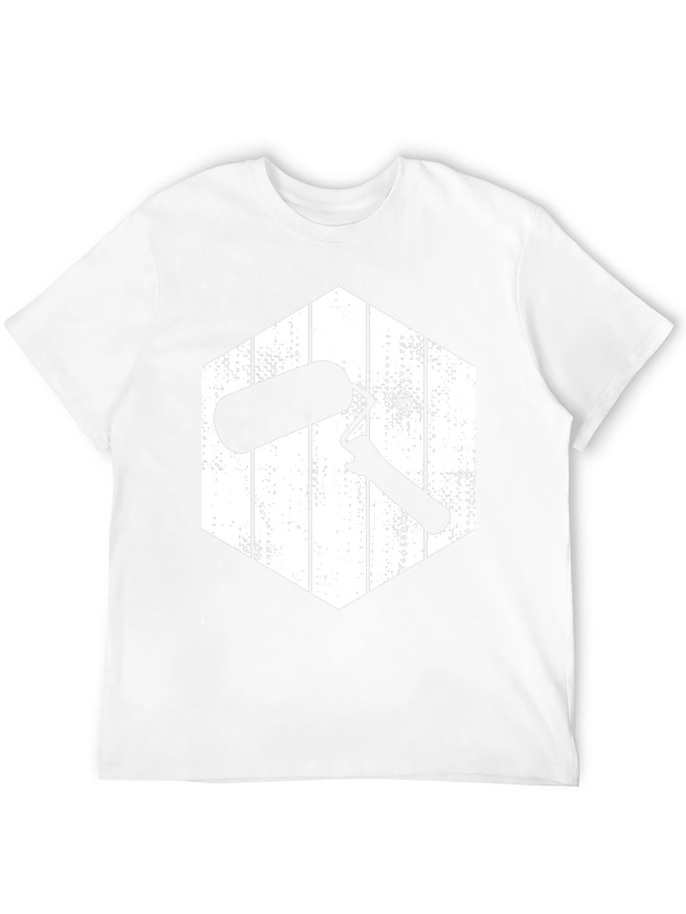 Painters Roller T-Shirt - Black Cotton Tee