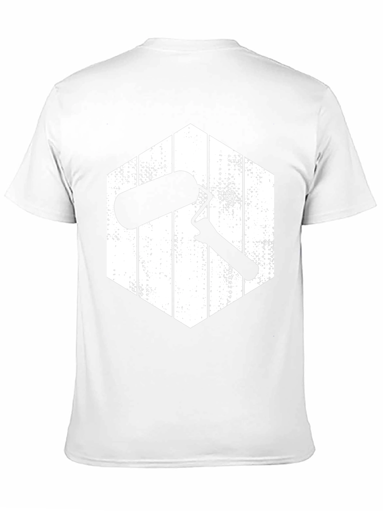 Painters Roller T-Shirt - Black Cotton Tee