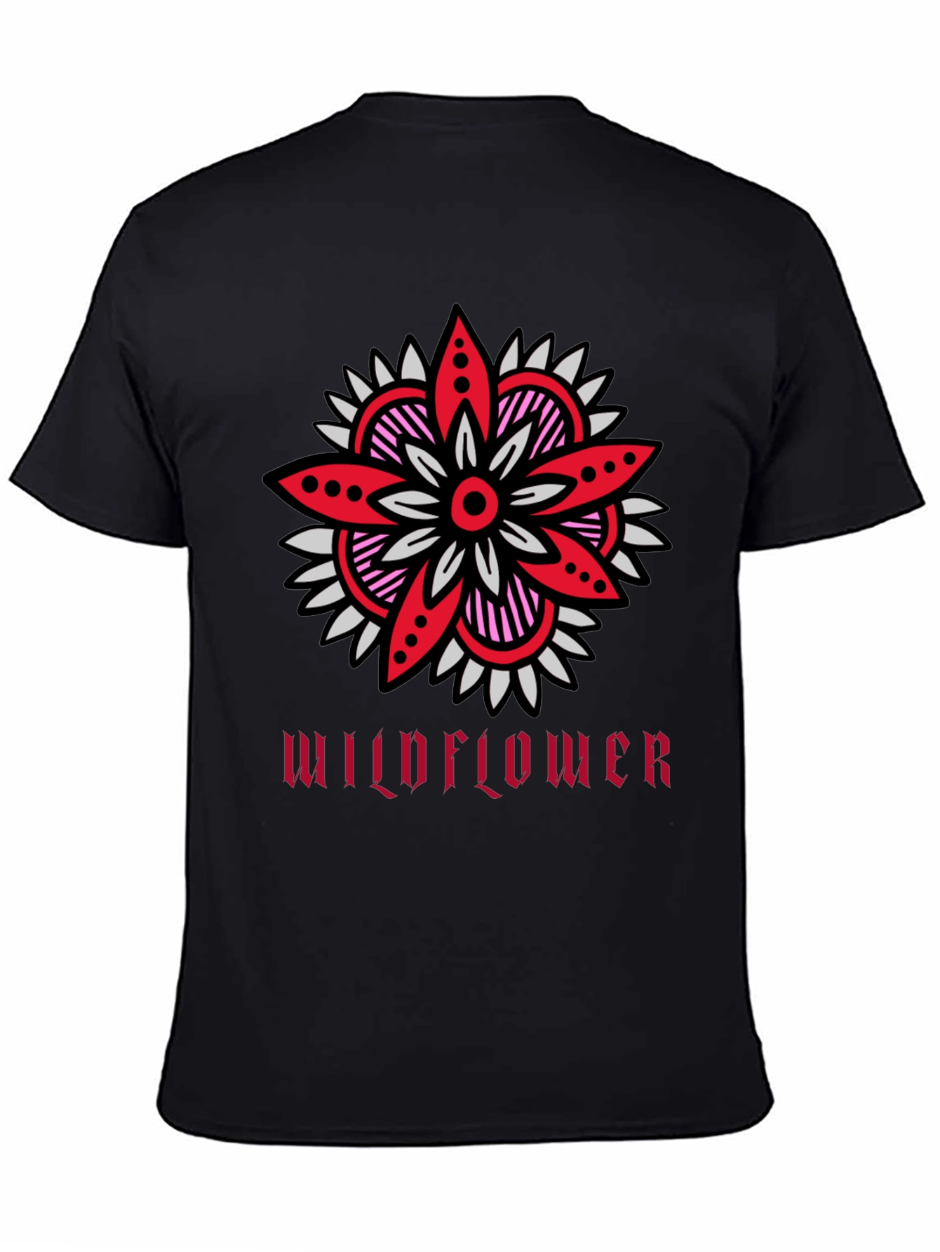 Wildflower Graphic Tee - Stylish Unisex Cotton T-Shirt