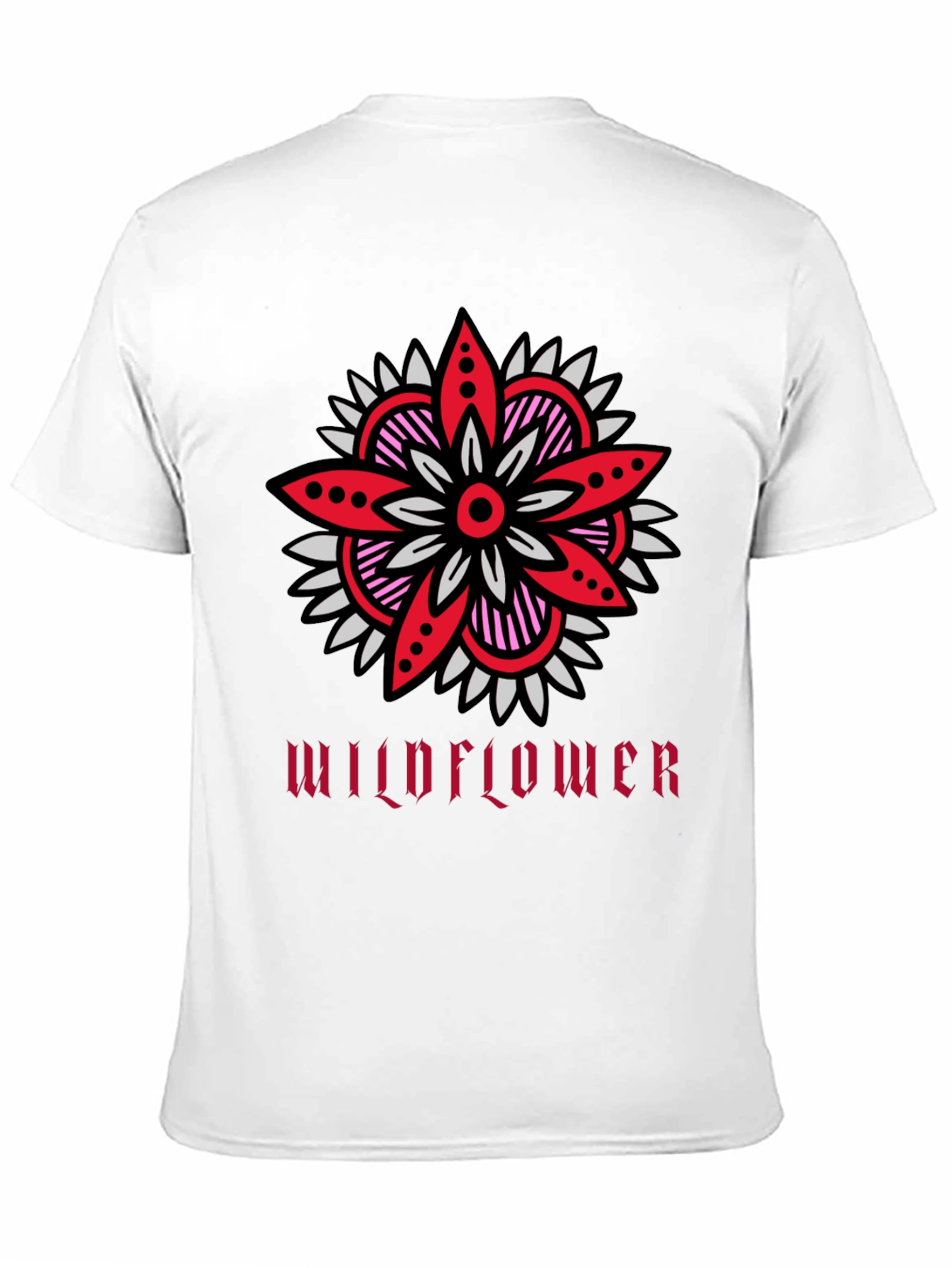 Wildflower Graphic Tee - Stylish Unisex Cotton T-Shirt
