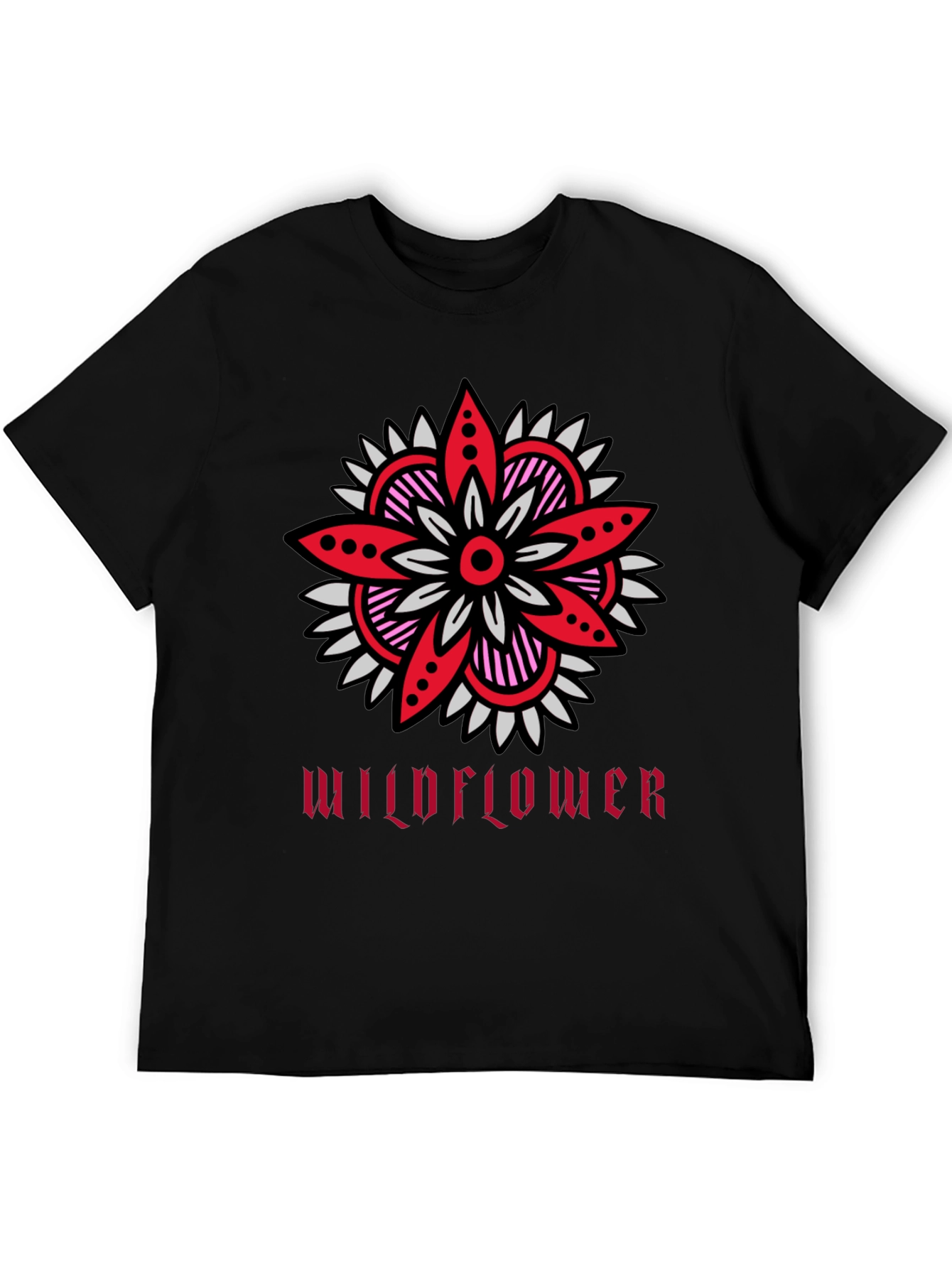 Wildflower Graphic Tee - Stylish Unisex Cotton T-Shirt