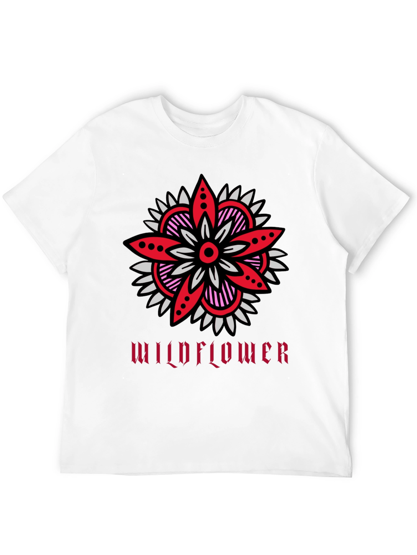 Wildflower Graphic Tee - Stylish Unisex Cotton T-Shirt