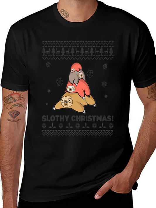 Slothy Christmas T-Shirt