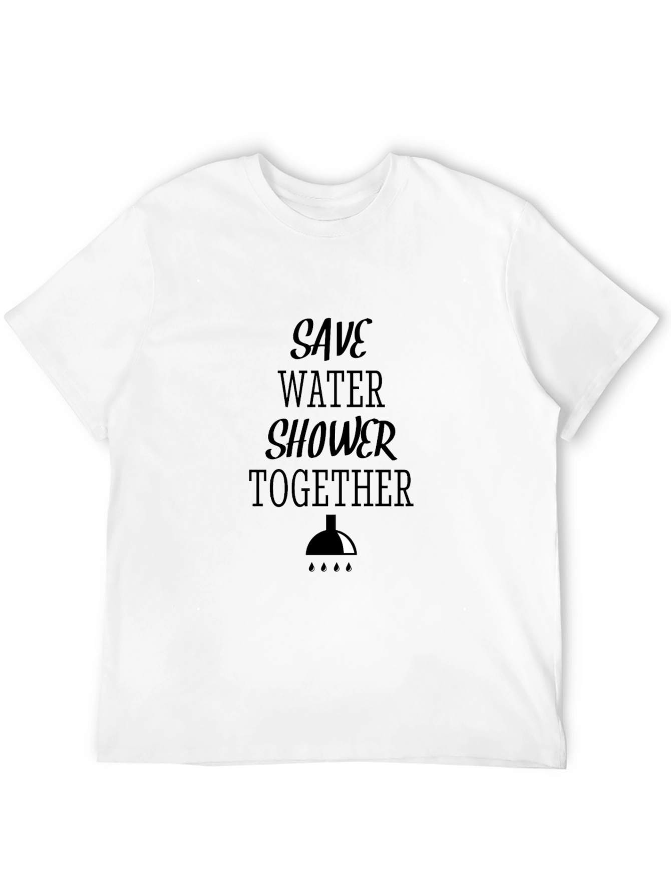 Save Water Shower Together Graphic Tee