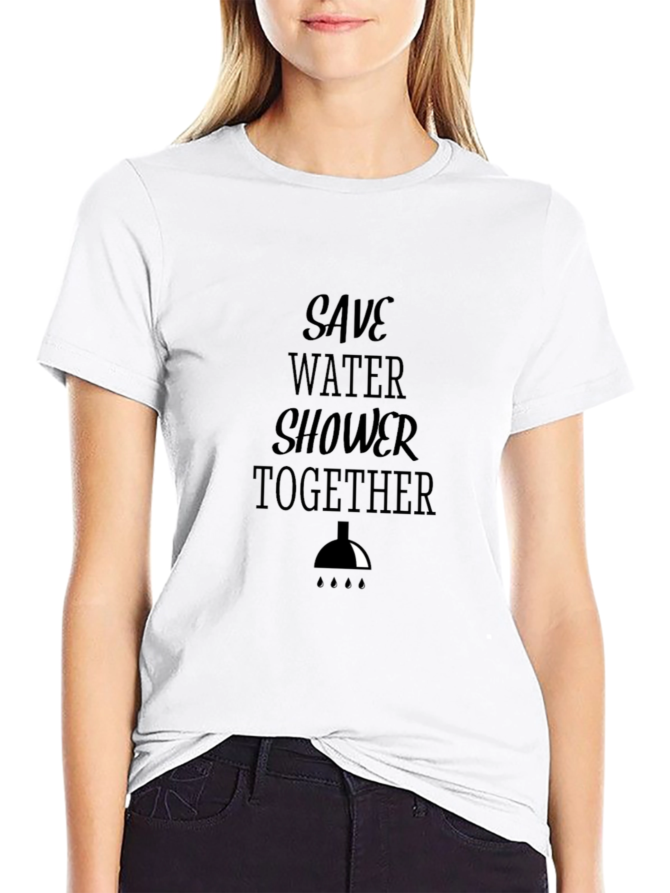 Save Water Shower Together Graphic Tee