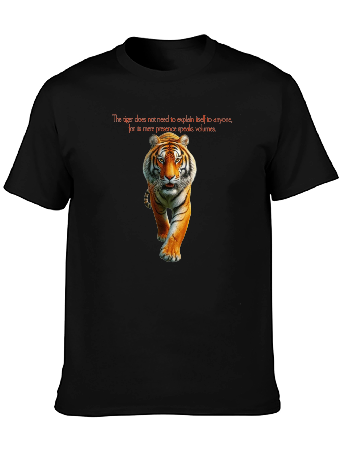 Tiger Graphic T-Shirt - Powerful Statement Tee