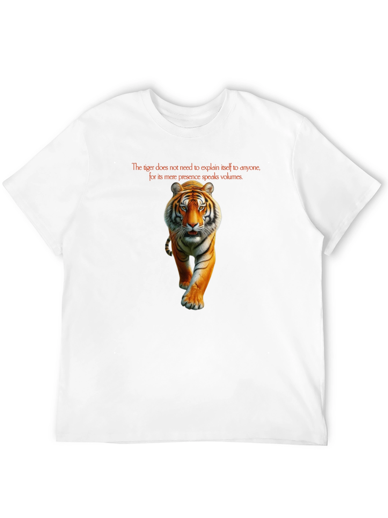 Tiger Graphic T-Shirt - Powerful Statement Tee