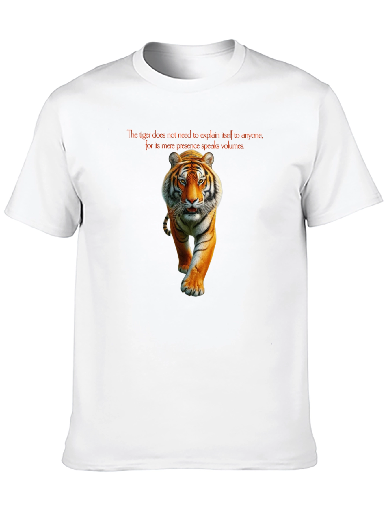 Tiger Graphic T-Shirt - Powerful Statement Tee