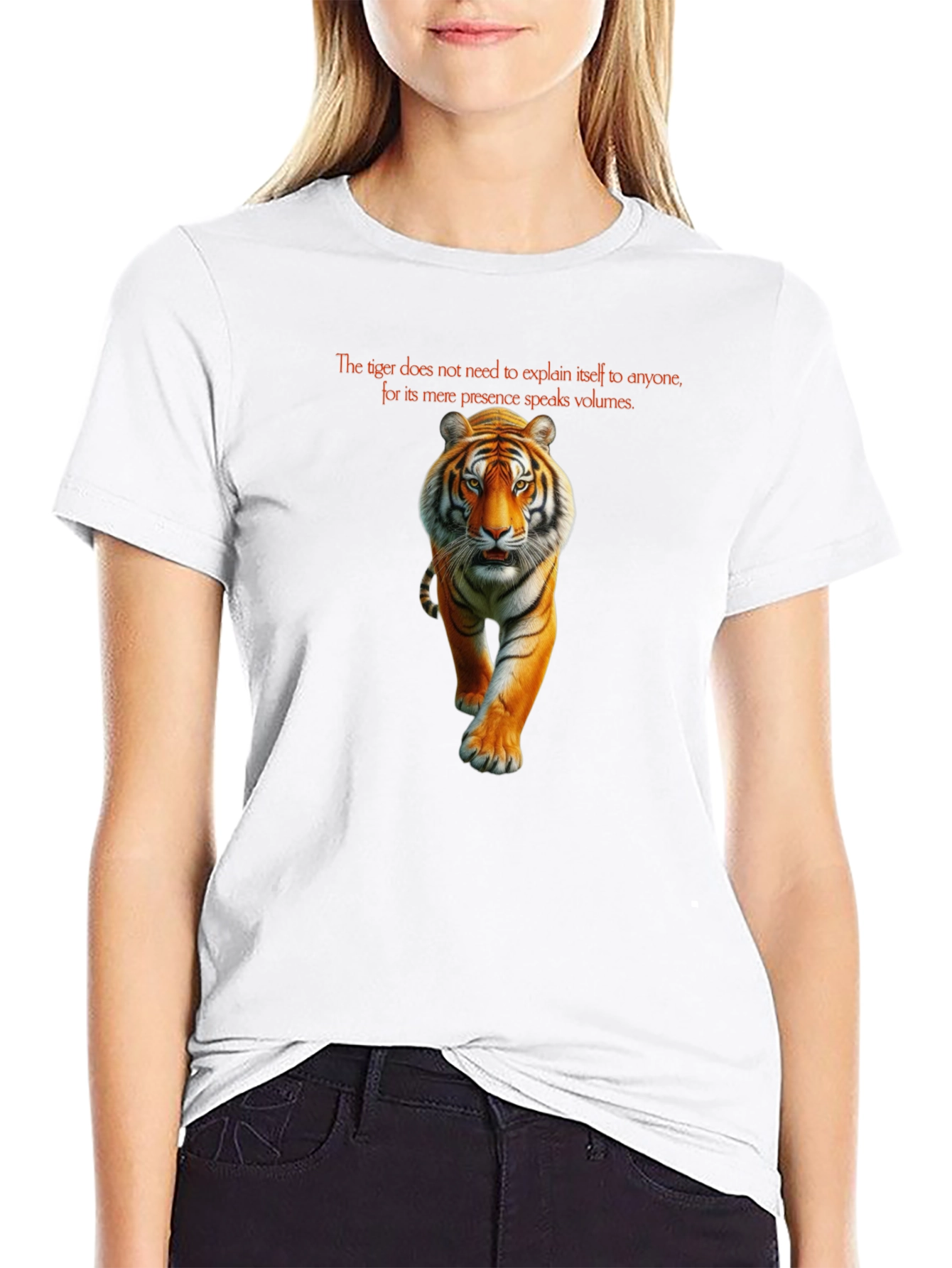 Tiger Graphic T-Shirt - Powerful Statement Tee