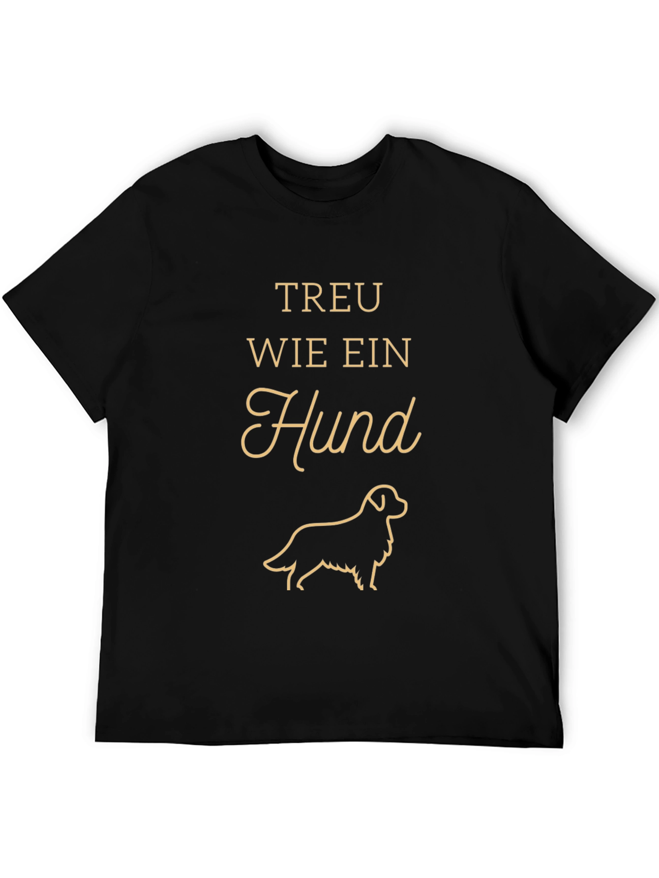Faithful Dog T-Shirt - Treu Wie Ein Hund