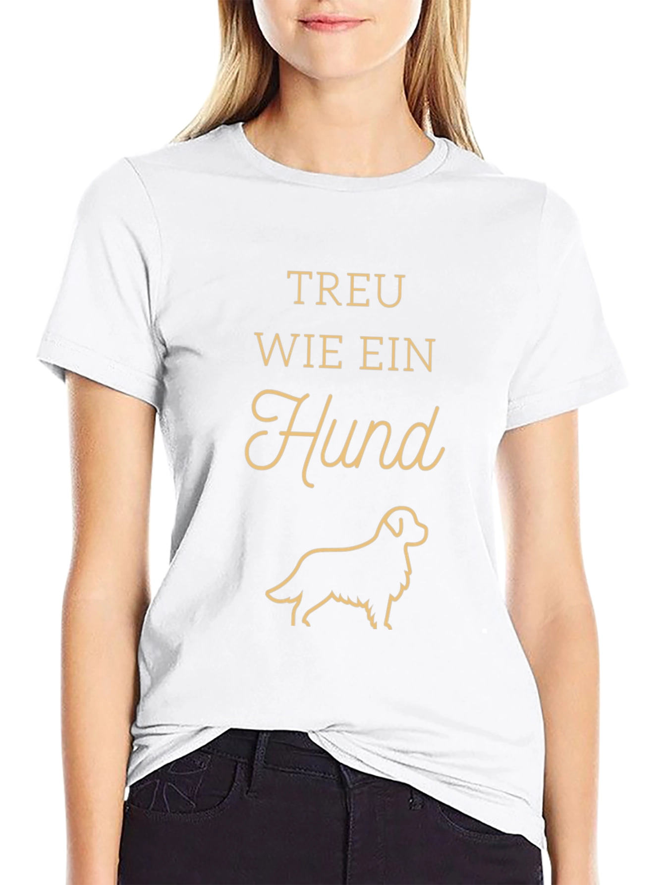 Faithful Dog T-Shirt - Treu Wie Ein Hund