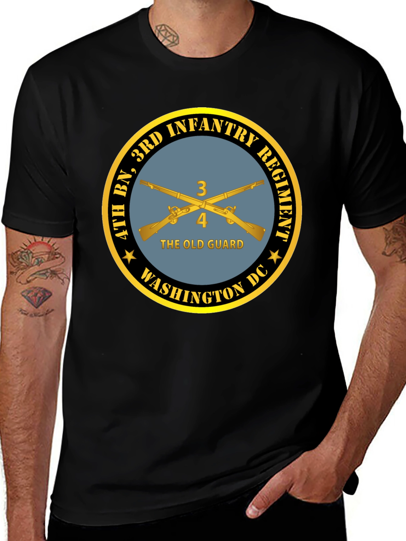 4th BN 3rd Infantry Regiment Old Guard T-Shirt