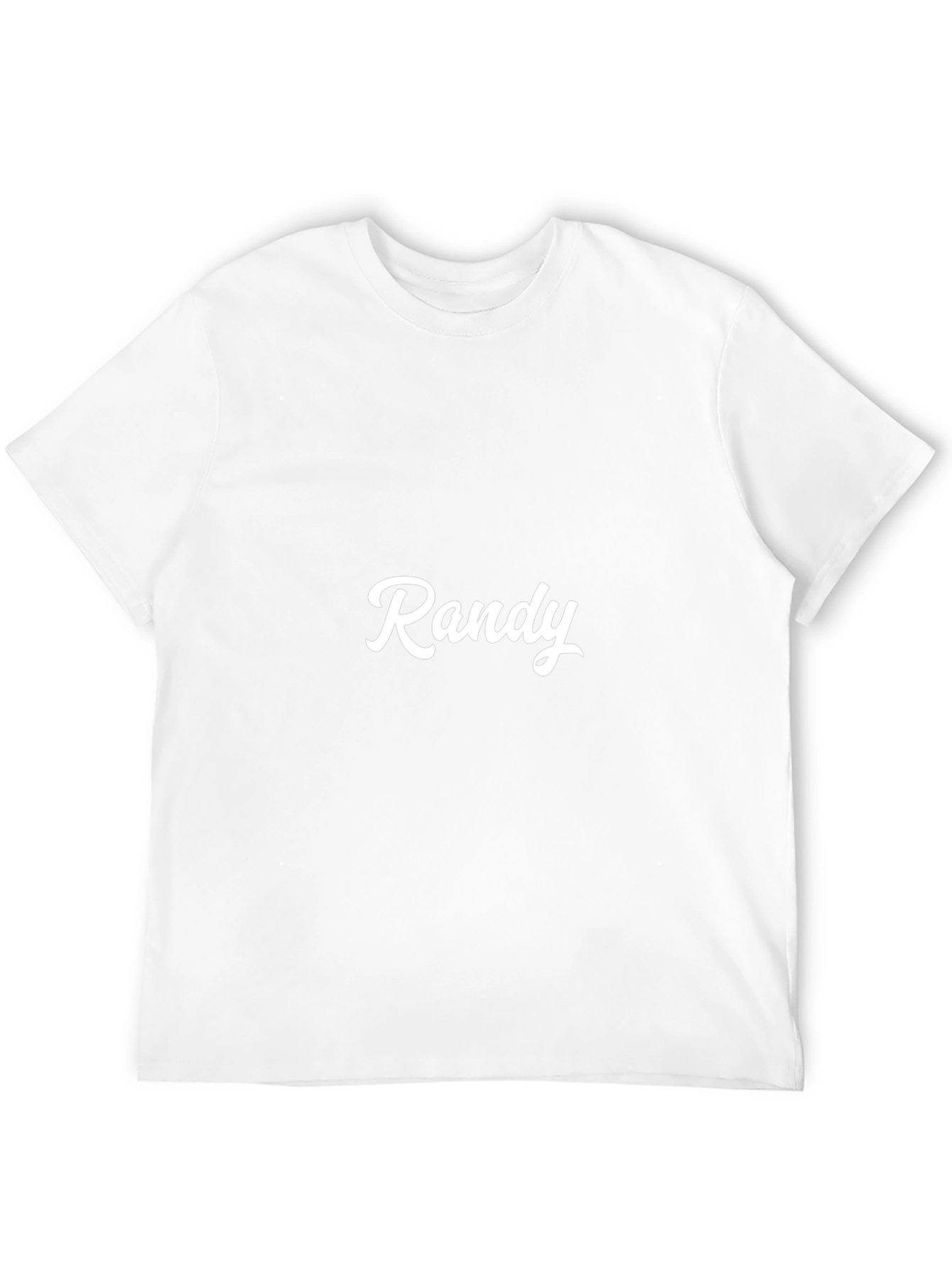 Personalized Randy Black T-Shirt - Custom Name Tee