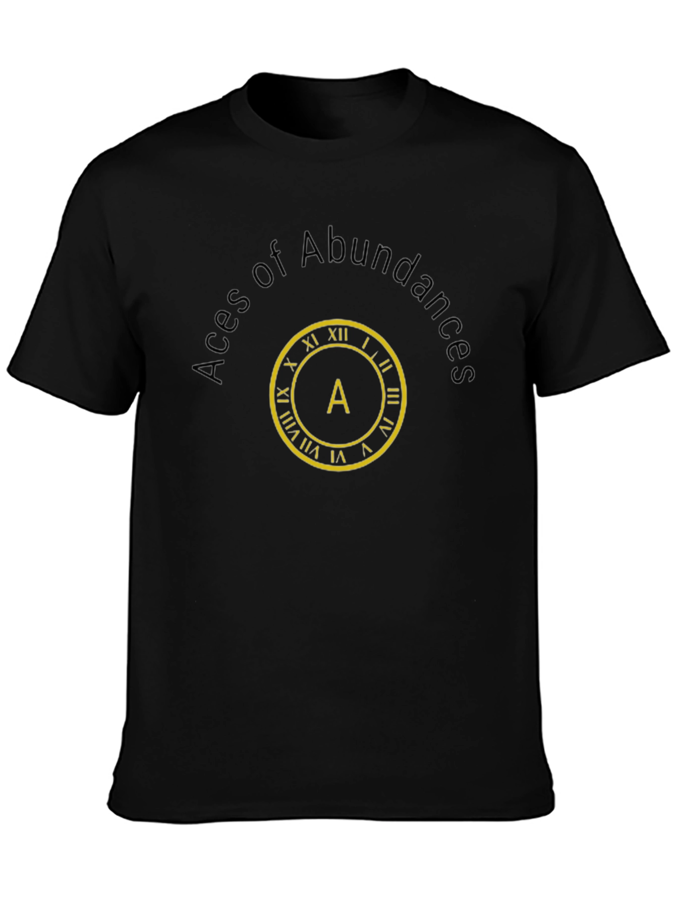 Aces of Abundance Black T-Shirt