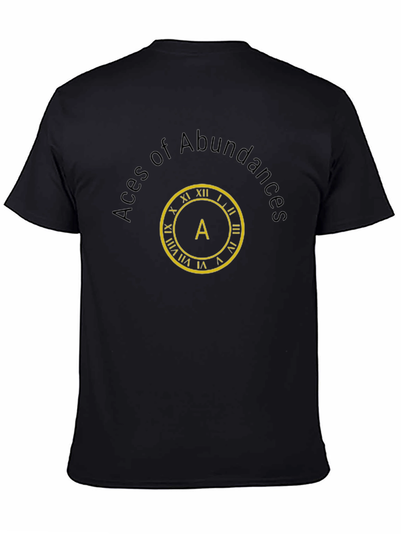 Aces of Abundance Black T-Shirt
