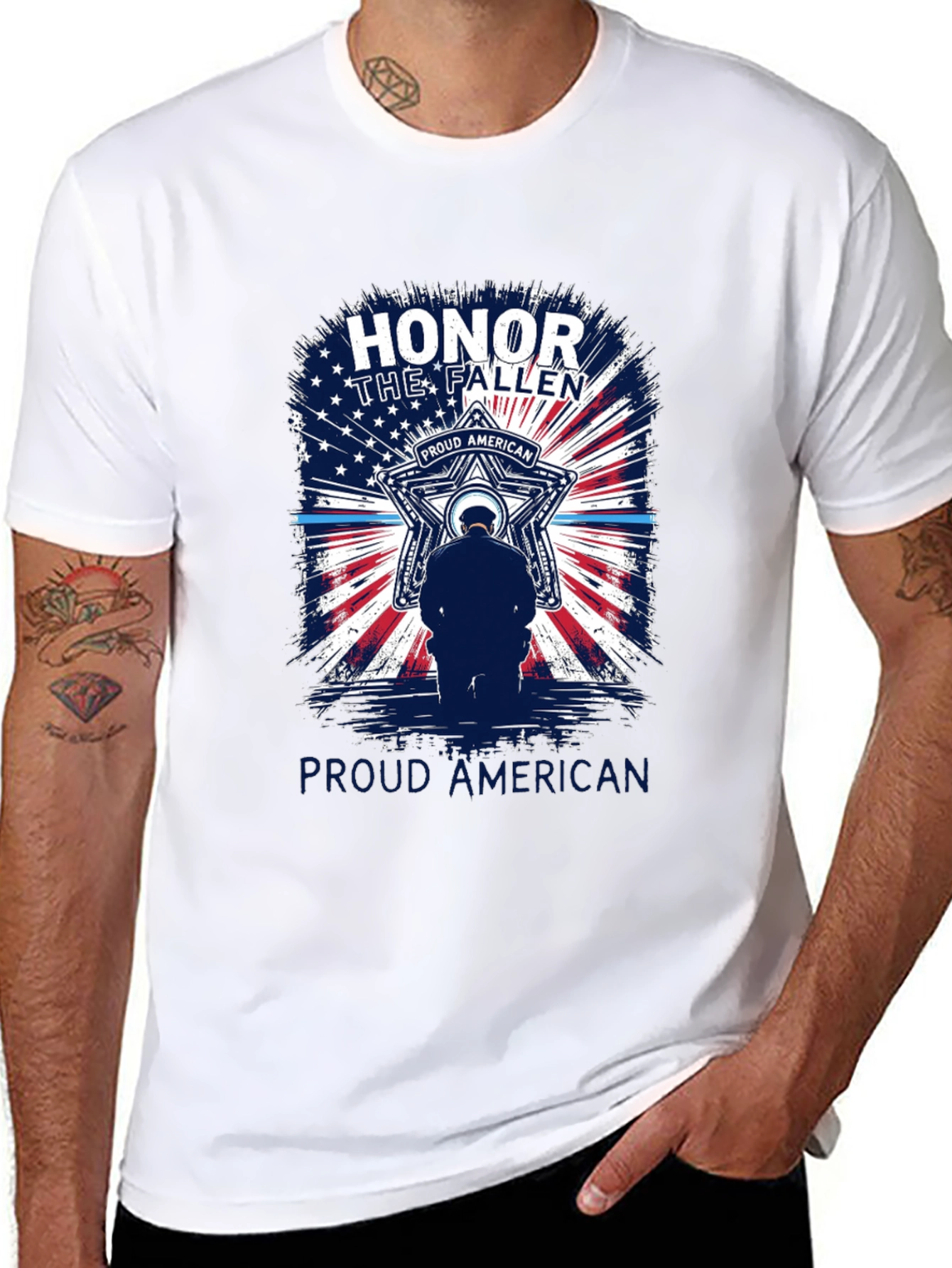 Honor The Fallen T-Shirt - Proud American Tee