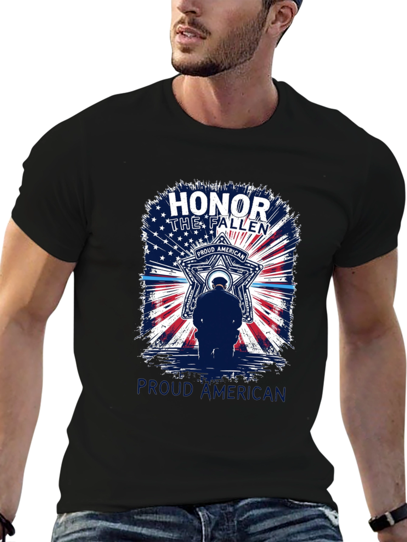 Honor The Fallen T-Shirt - Proud American Tee