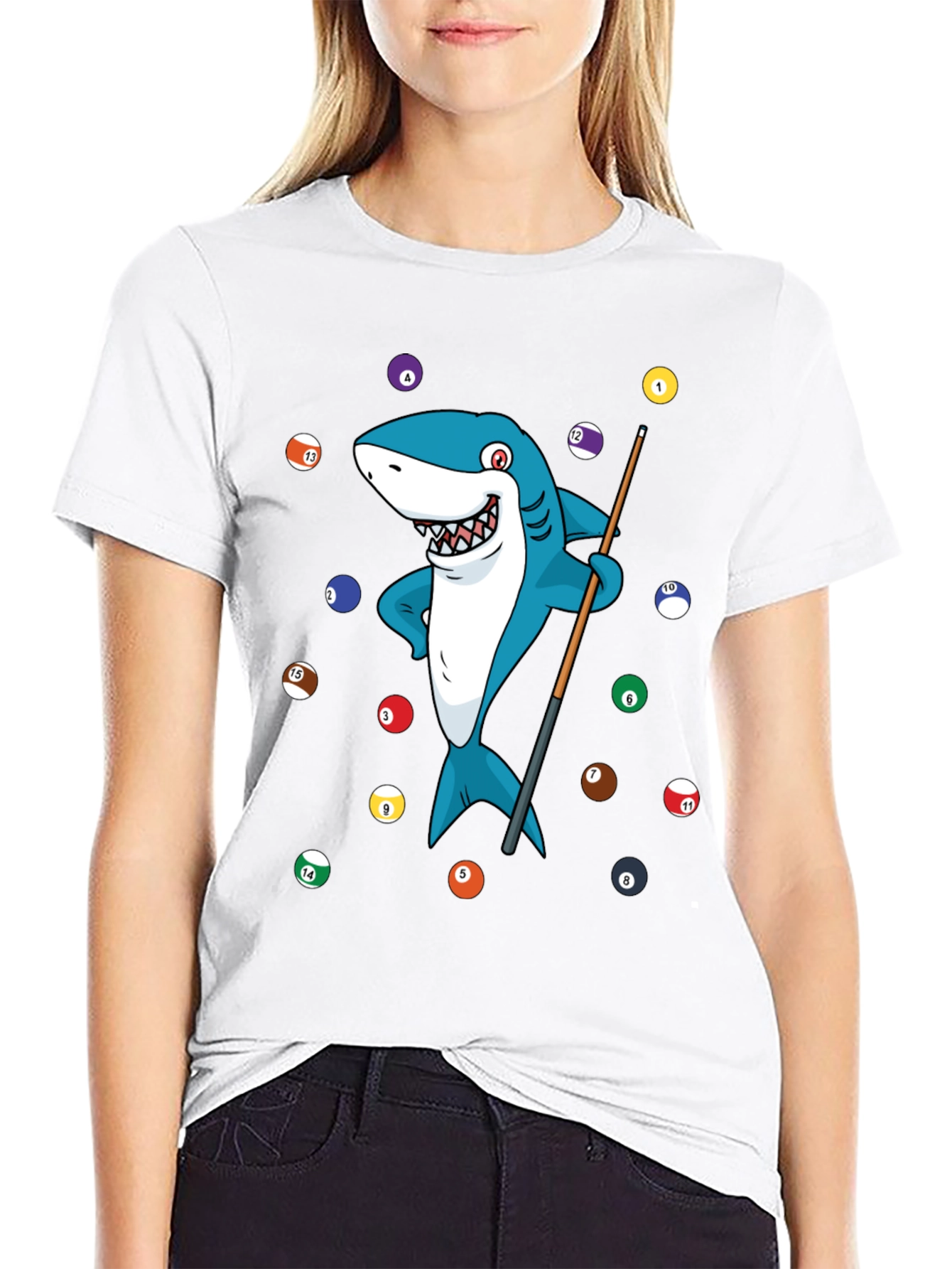 Shark Pool Player Graphic Tee