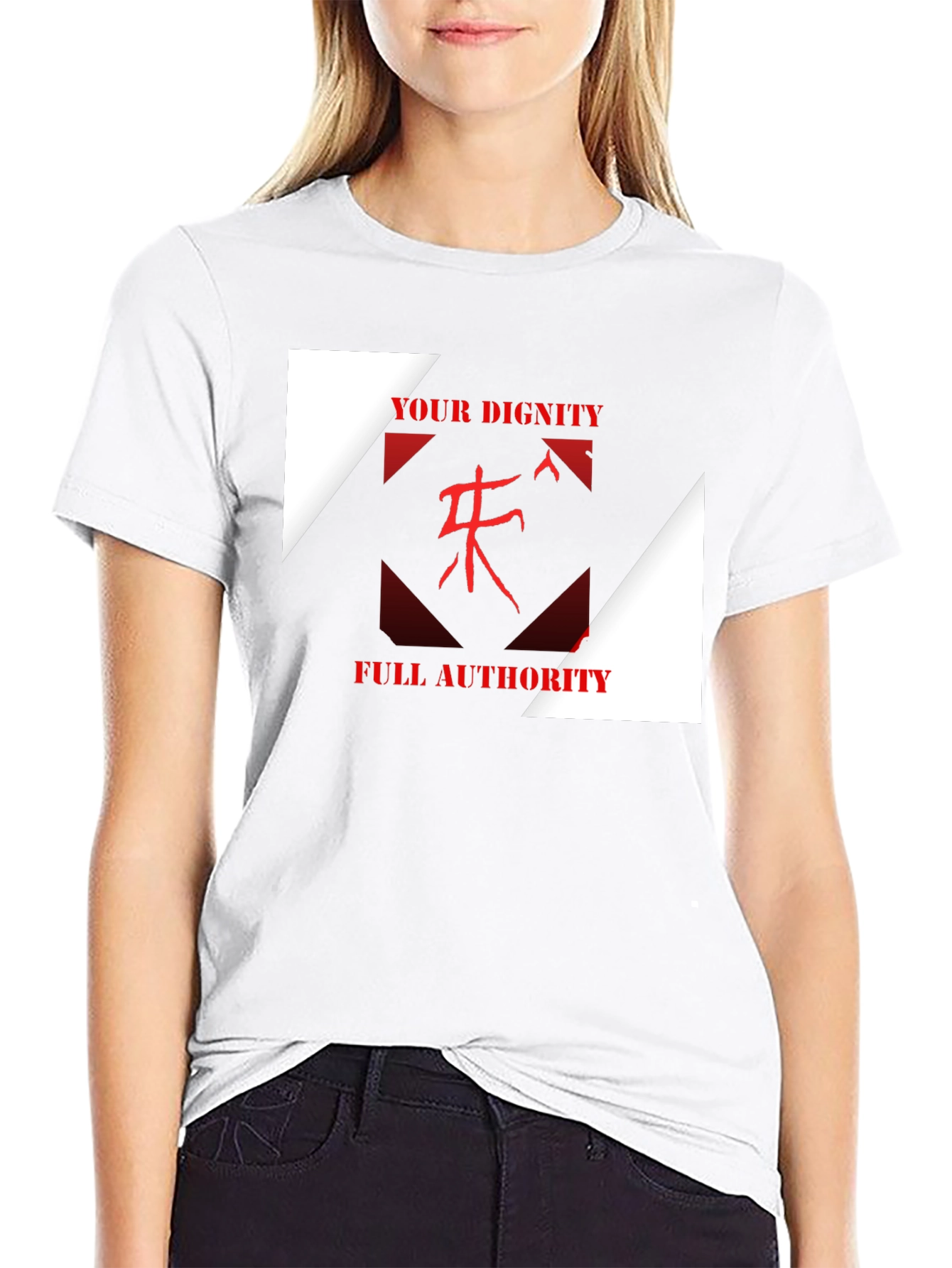 Statement Graphic Tee - Your Dignity Full Authority
