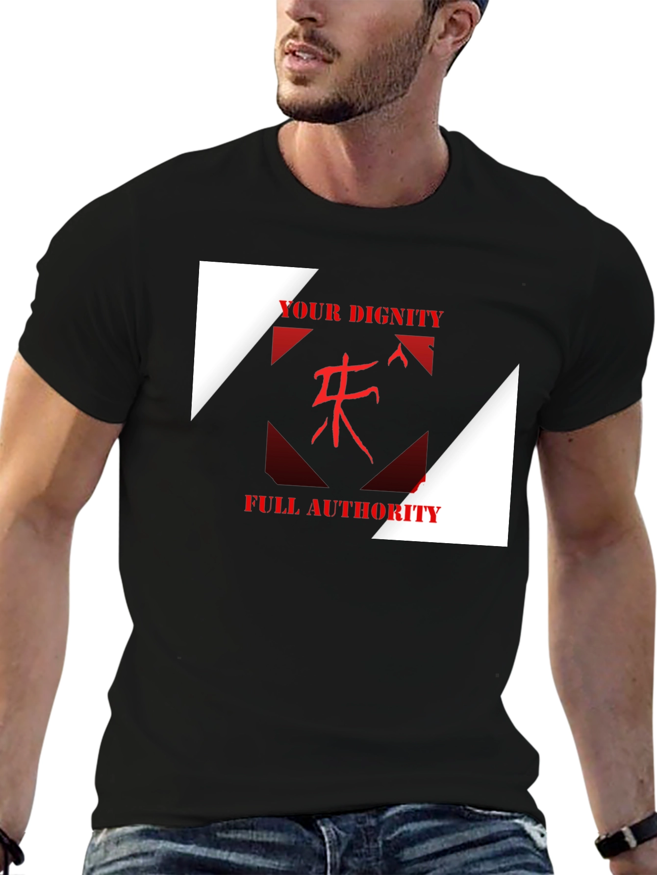 Statement Graphic Tee - Your Dignity Full Authority