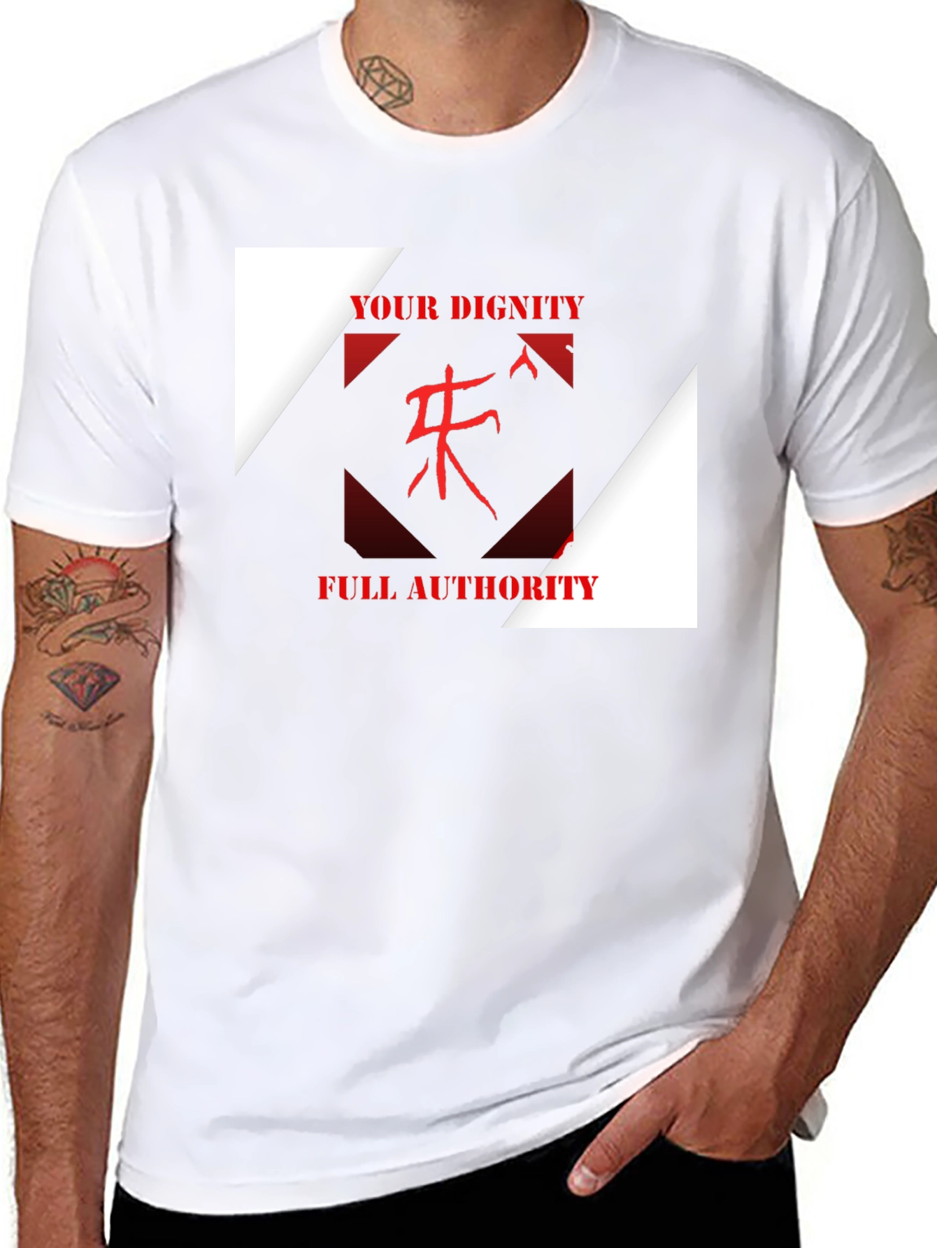 Statement Graphic Tee - Your Dignity Full Authority
