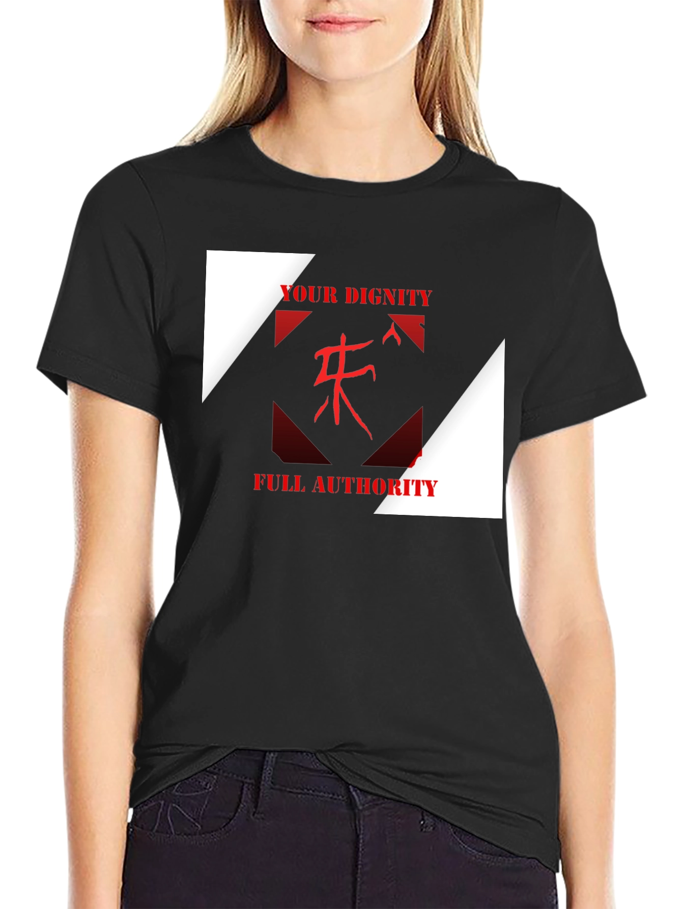 Statement Graphic Tee - Your Dignity Full Authority