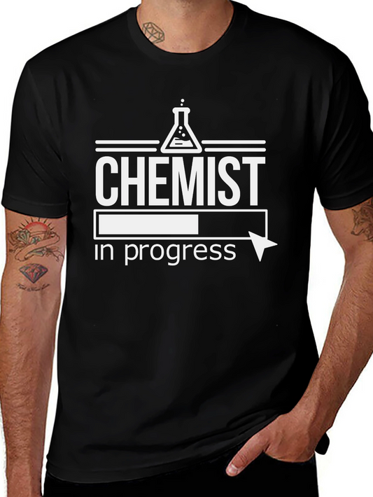 Chemist In Progress Black T-Shirt
