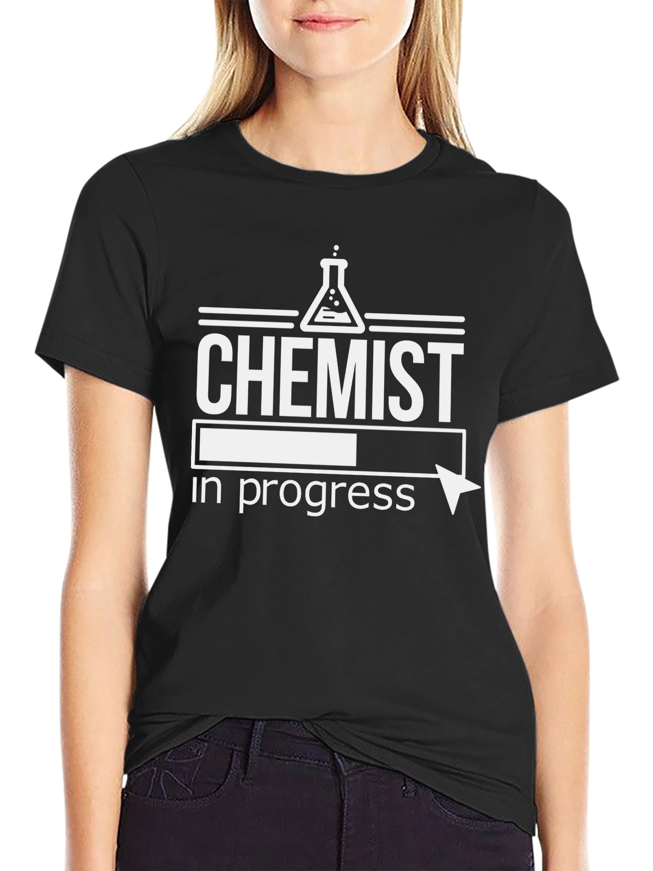 Chemist In Progress Black T-Shirt