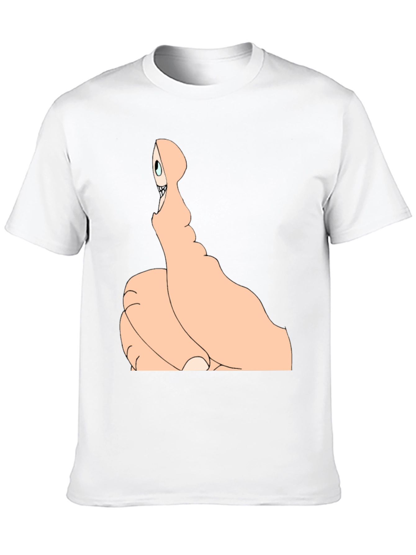 Thumbs Up Skeleton Black T-Shirt