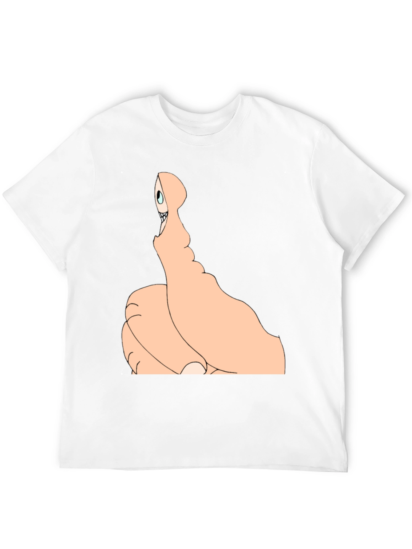 Thumbs Up Skeleton Black T-Shirt