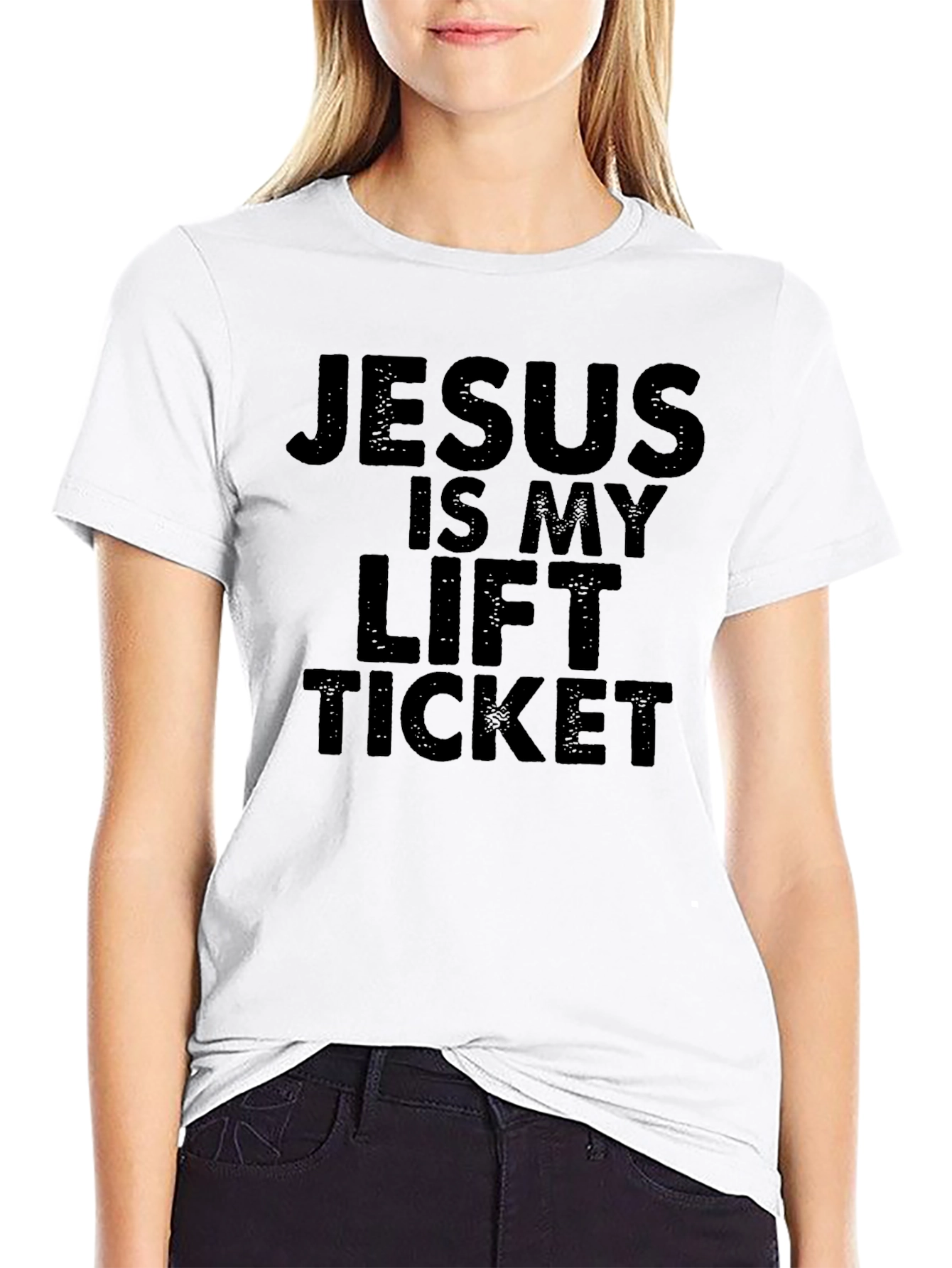 Jesus is My Lift Ticket Graphic Tee