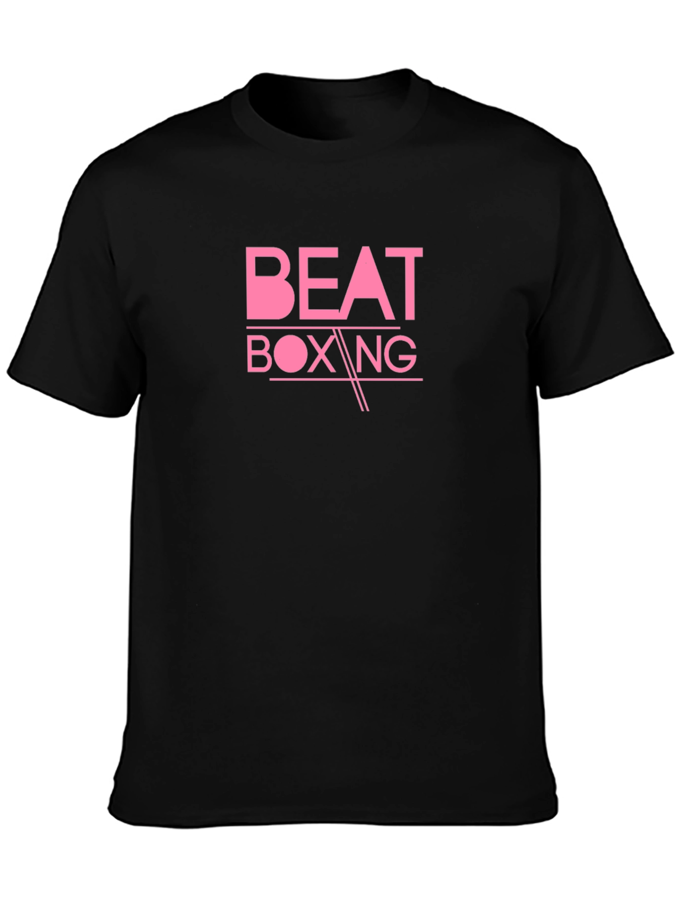 Beat Boxing Graphic Tee - Stylish Black T-Shirt