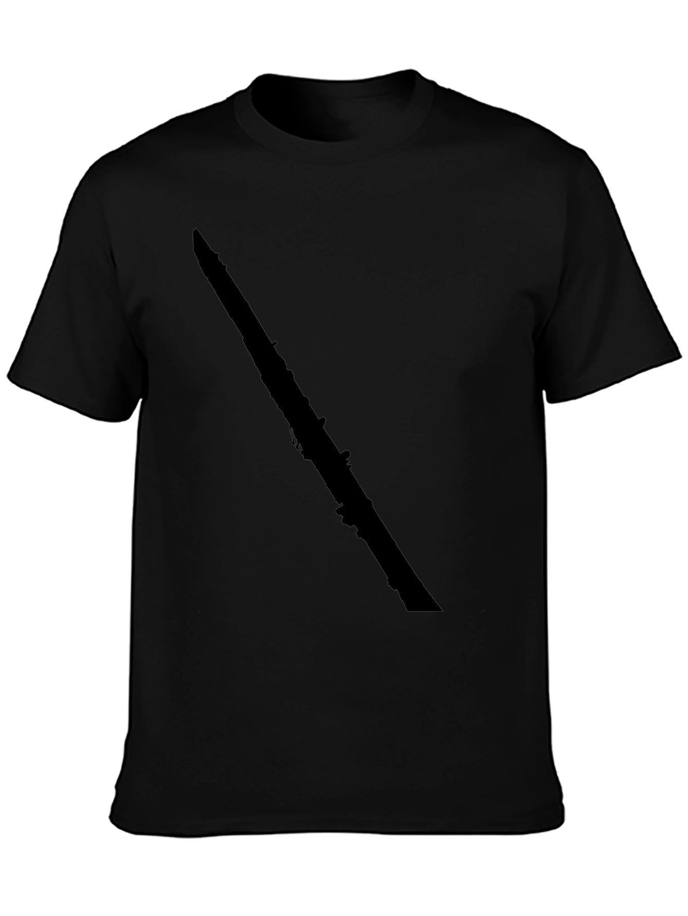 Black Clarinet Graphic Tee - Musician Style