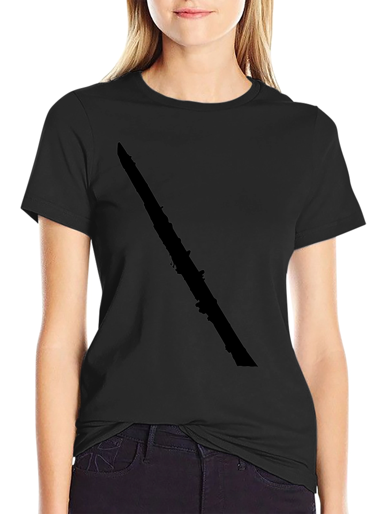 Black Clarinet Graphic Tee - Musician Style
