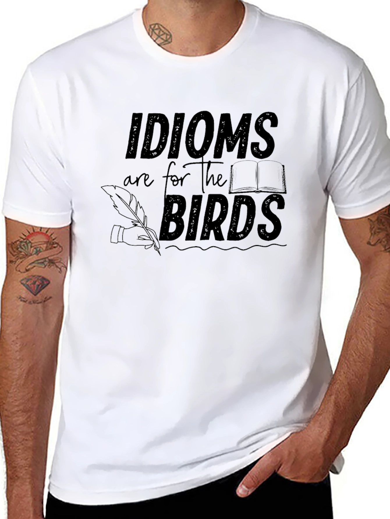 Idioms are for the Birds Graphic T-Shirt