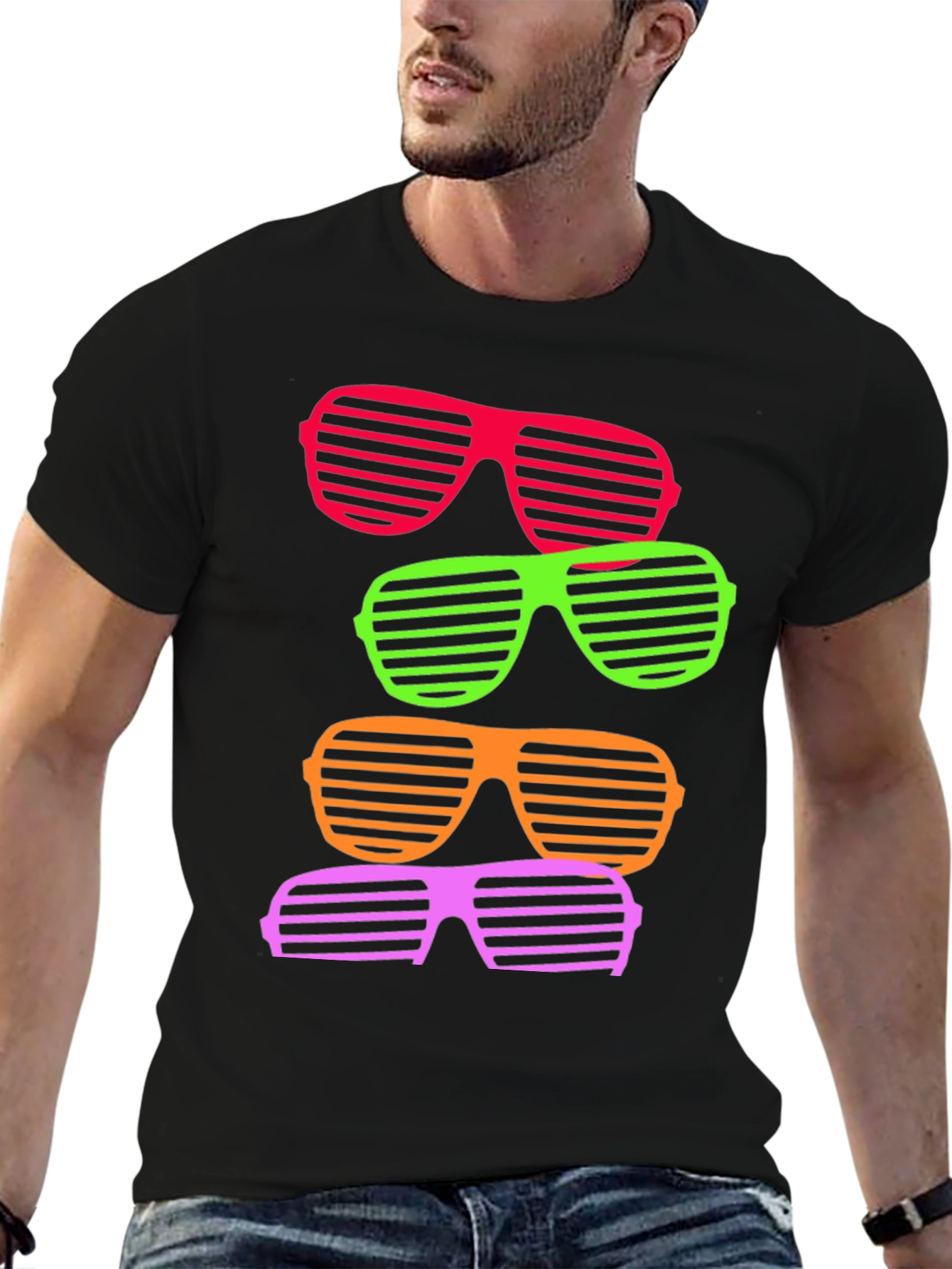 Retro Sunglasses T-Shirt - Funky Design