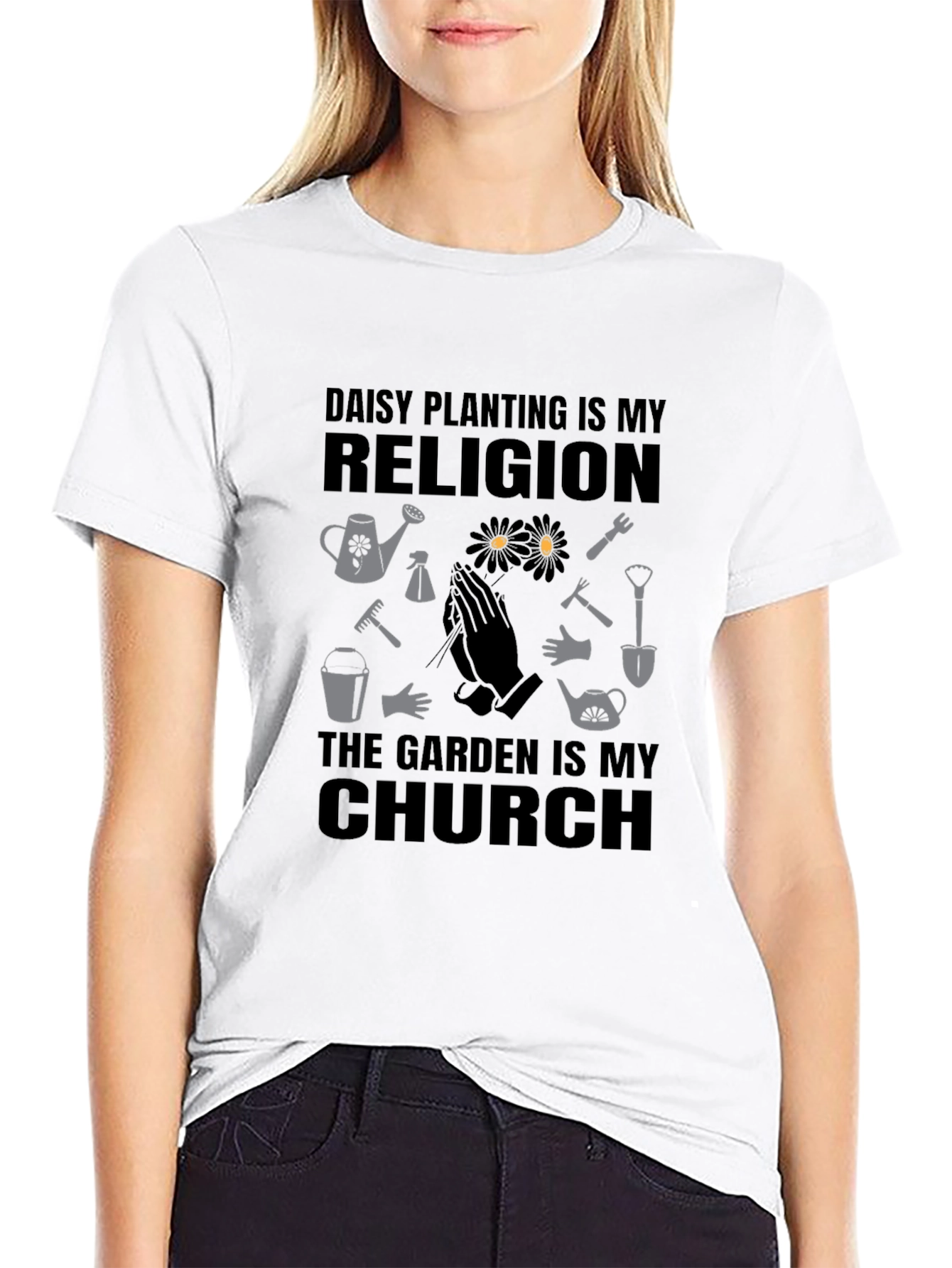 Daisy Planting is My Religion T-Shirt