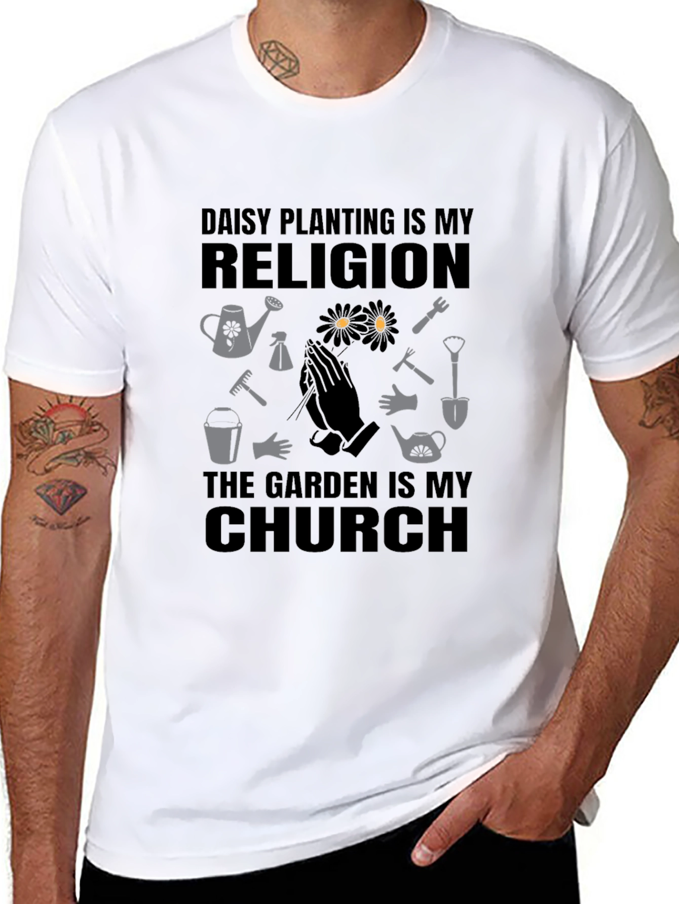 Daisy Planting is My Religion T-Shirt