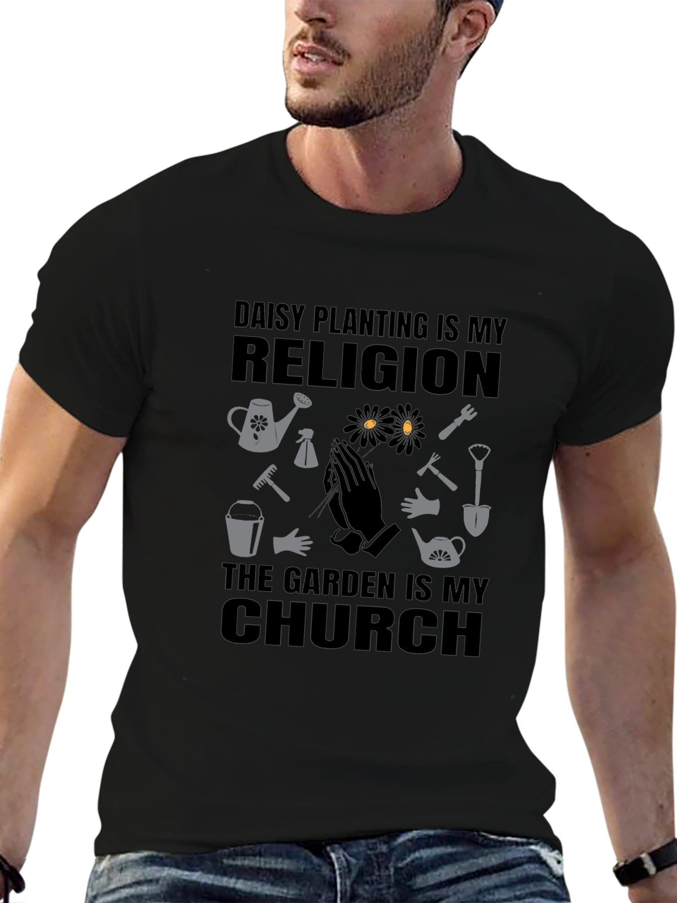 Daisy Planting is My Religion T-Shirt