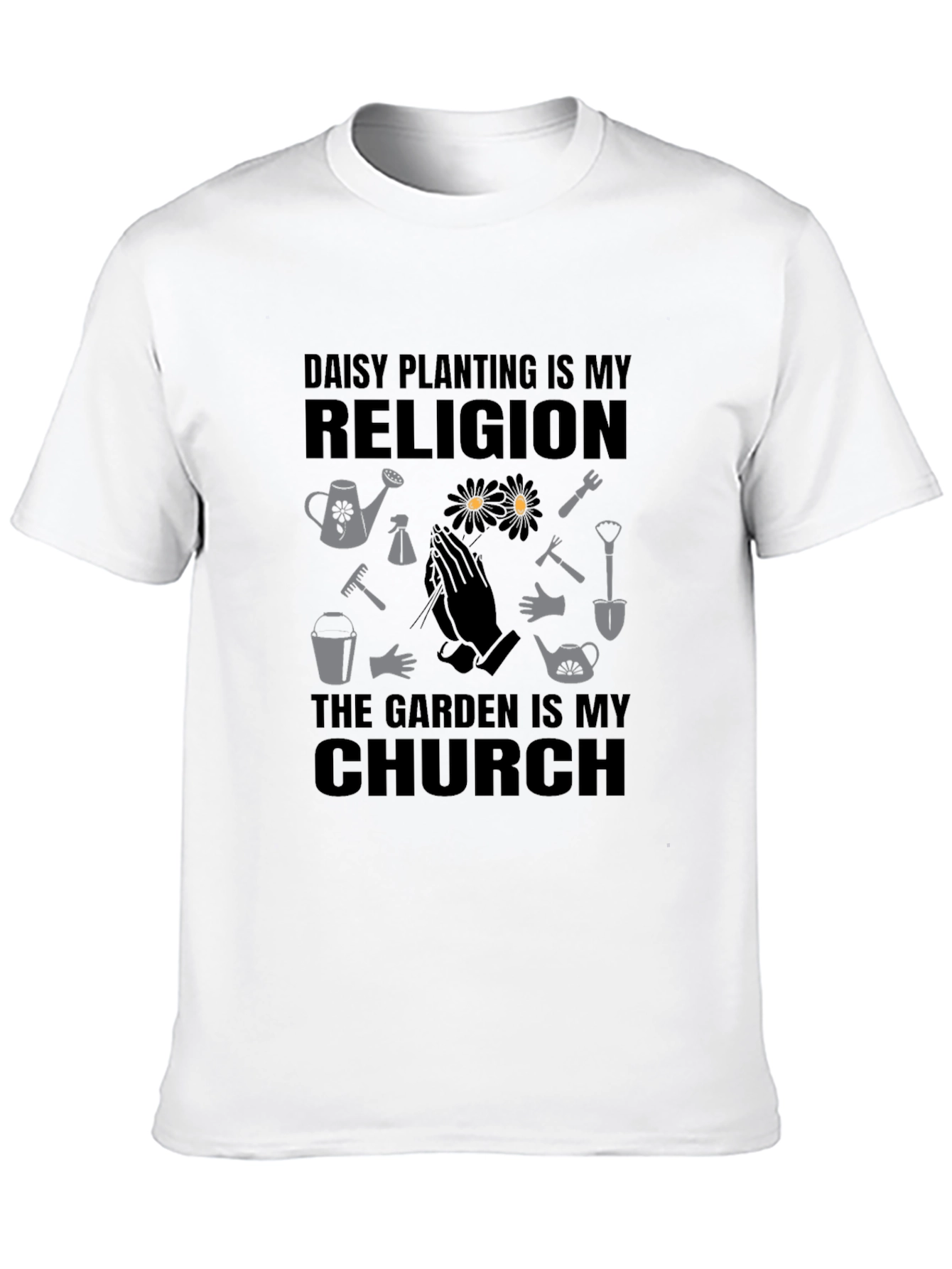 Daisy Planting is My Religion T-Shirt