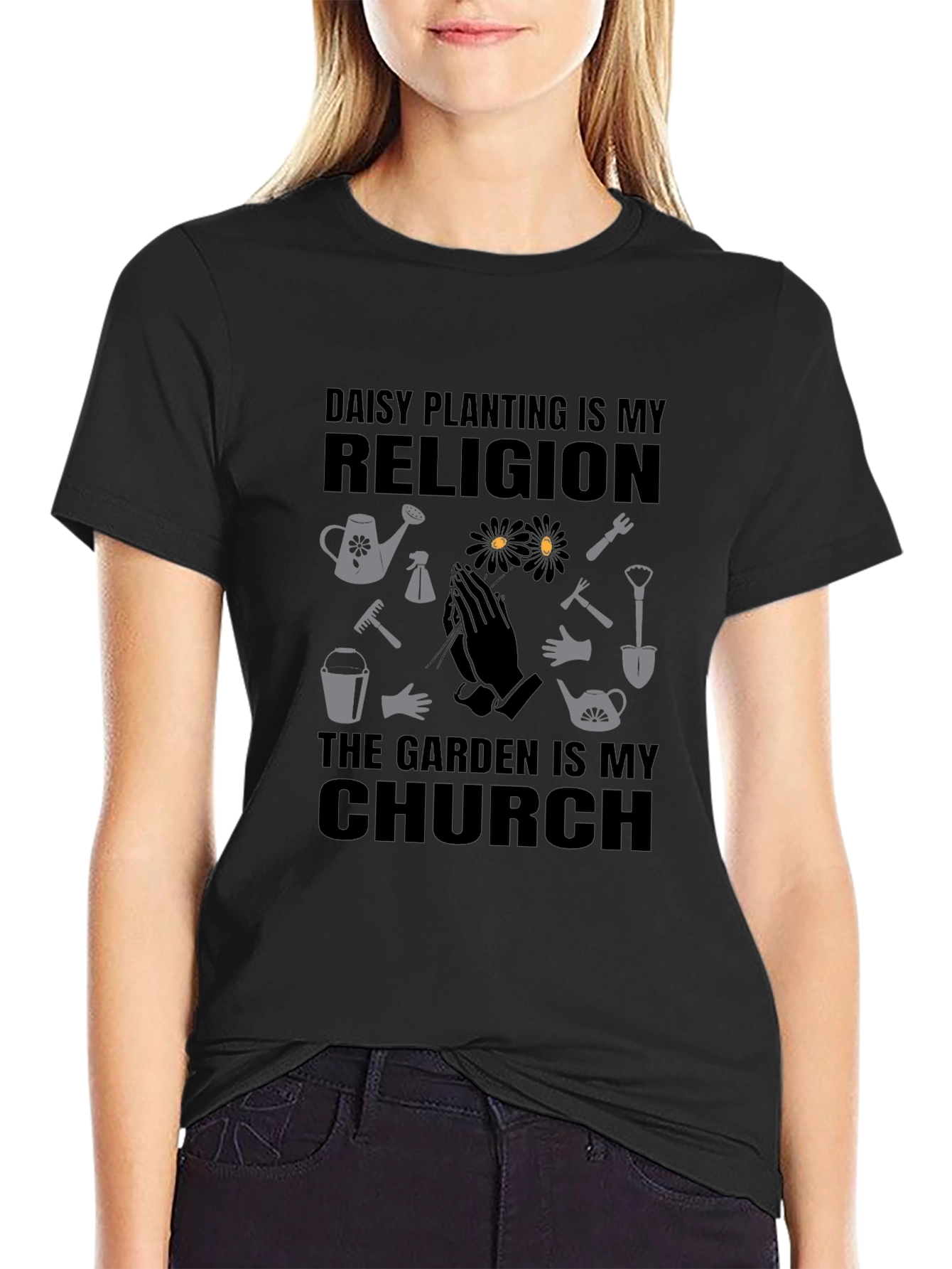 Daisy Planting is My Religion T-Shirt