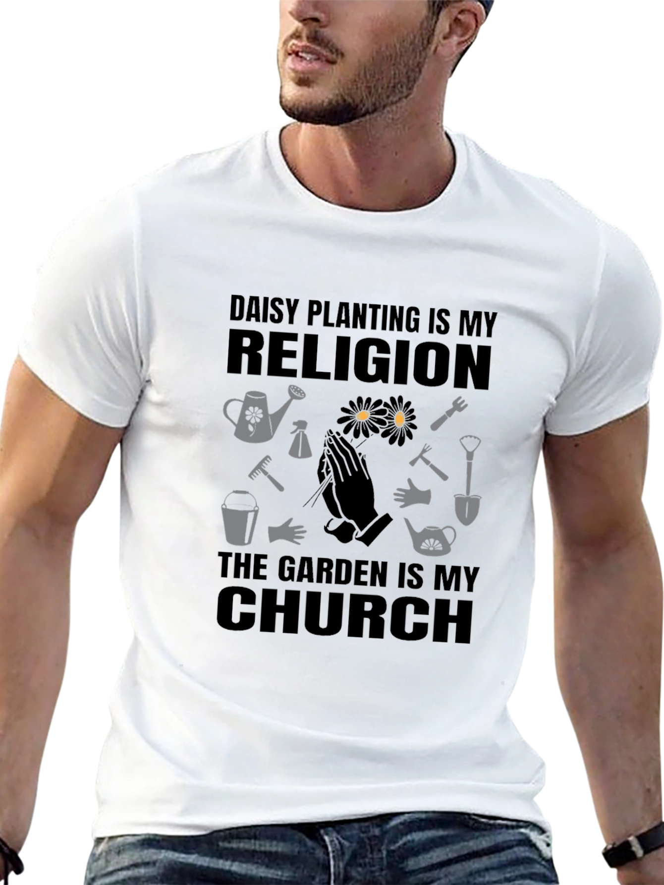 Daisy Planting is My Religion T-Shirt