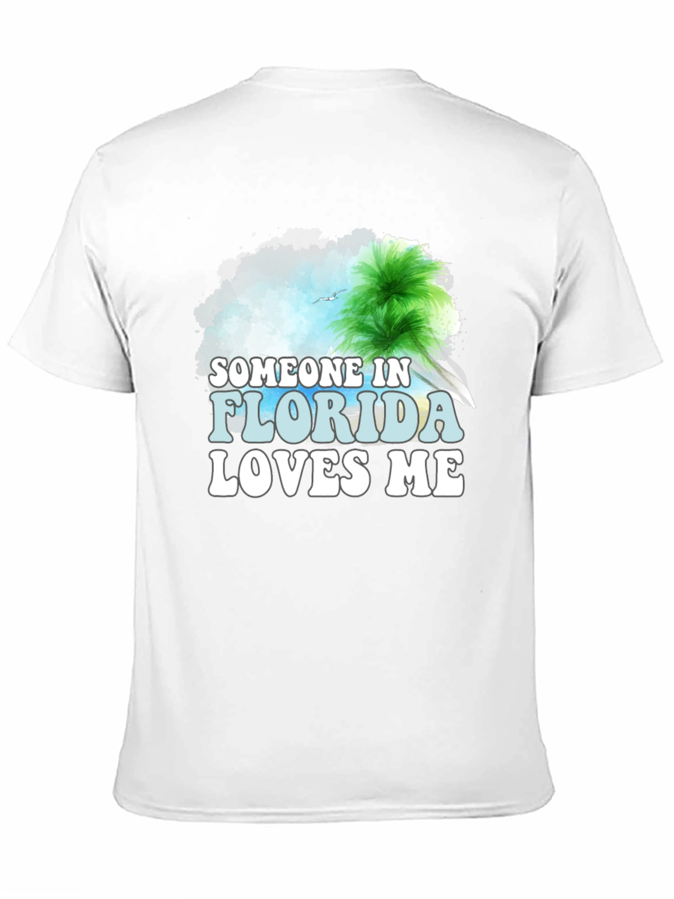 Someone in Florida Loves Me Black T-Shirt