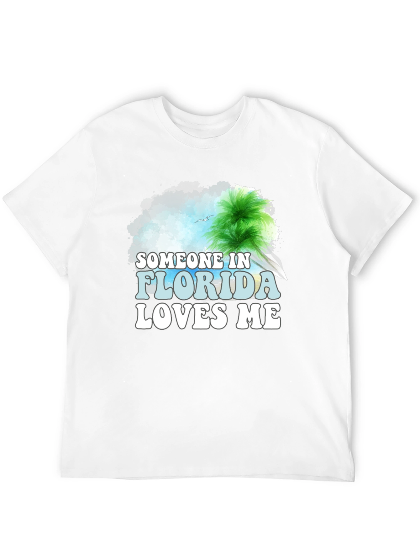 Someone in Florida Loves Me Black T-Shirt